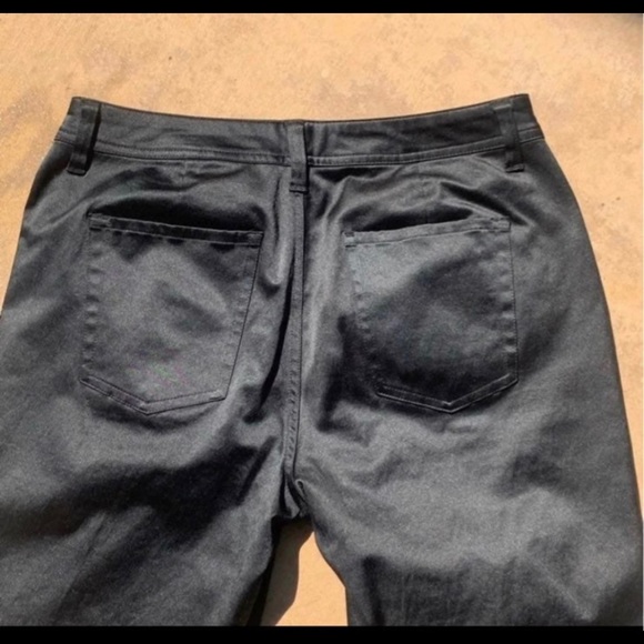 Chico’s Bootcut flared Jeans Black Sheen - Picture 4 of 6